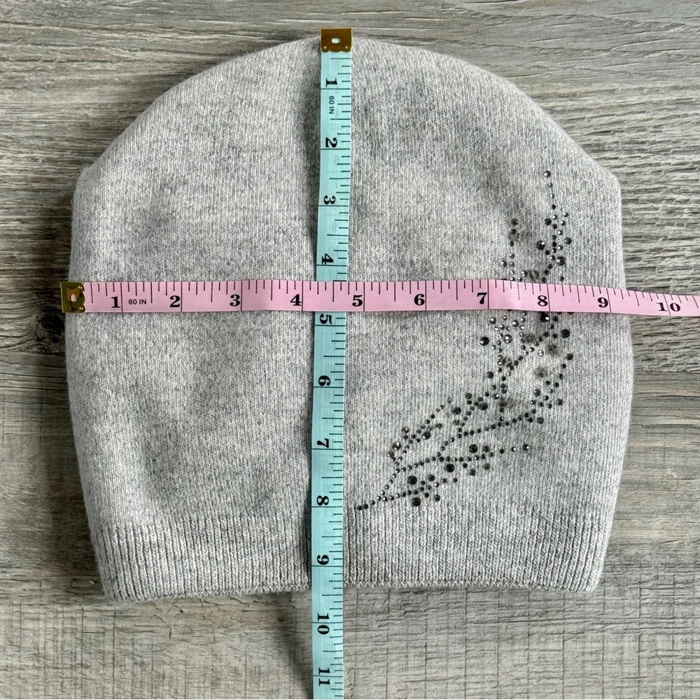 Jeweled Wool Blend Beanie